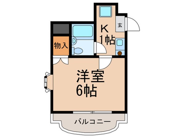 シャルマンフジ灘弐番館の物件間取画像